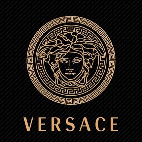 versace gold and black logo|Versace greek mythology.